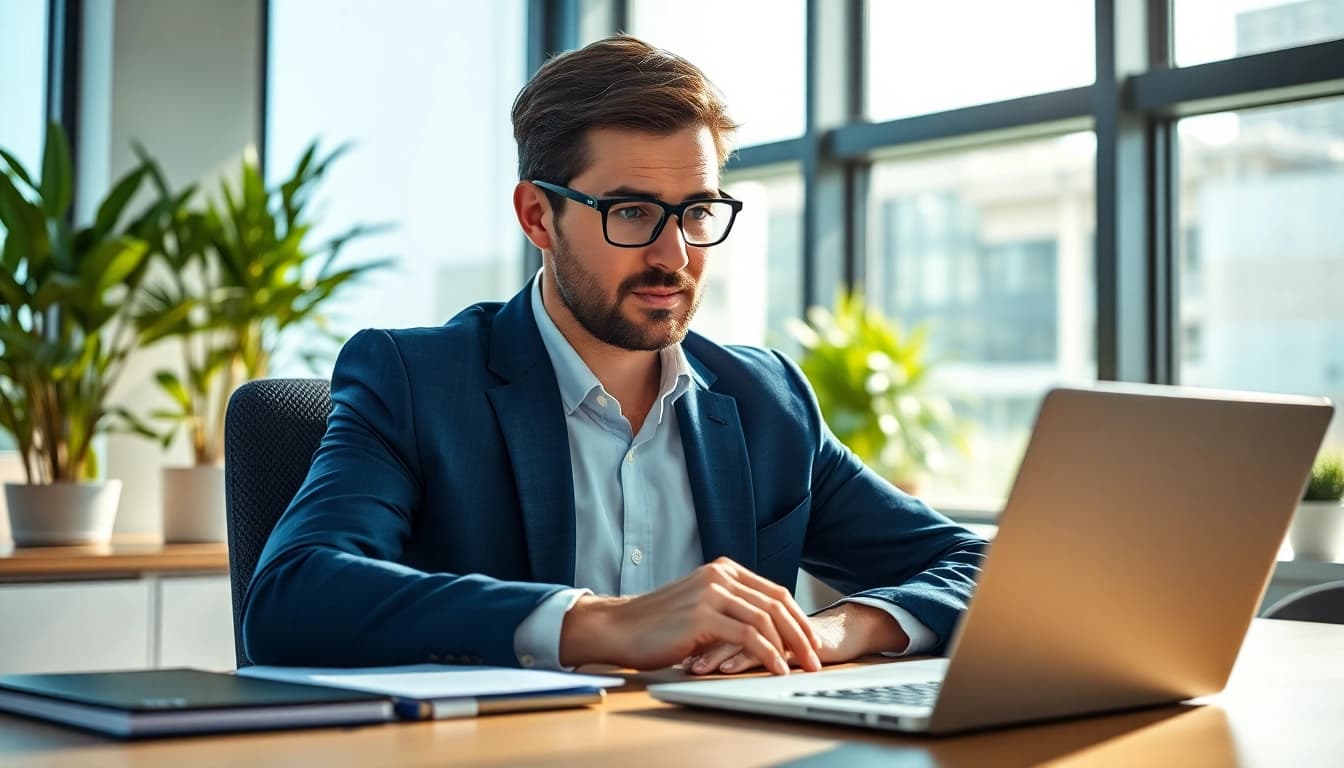 Headhunter Schweiz zeigt professionelles Umfeld mit moderner Einrichtung.