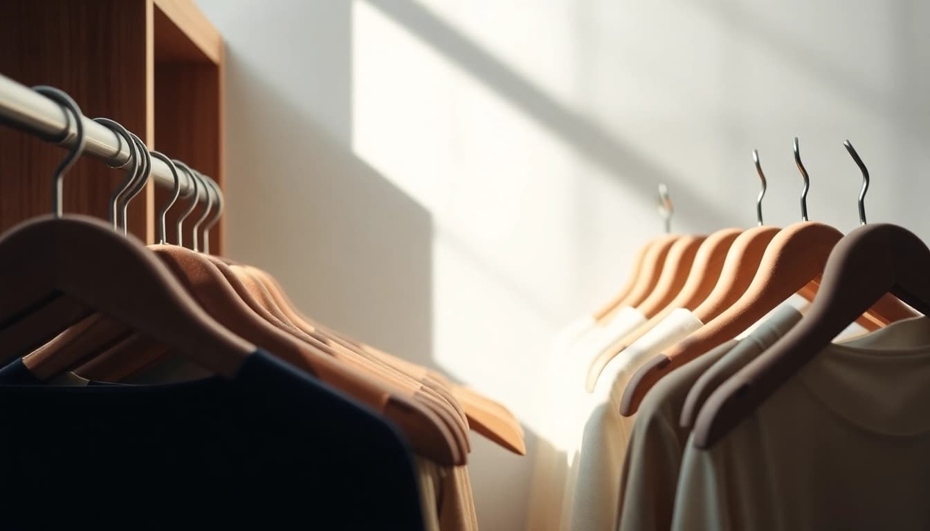 Organize your closet with these stylish Kleiderbügel 100 Stück that feature a velvet finish for non-slip functionality.