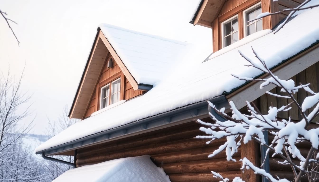 Kohaut Bedachungen mit schneebedecktem Dach in winterlicher Kulisse erleben