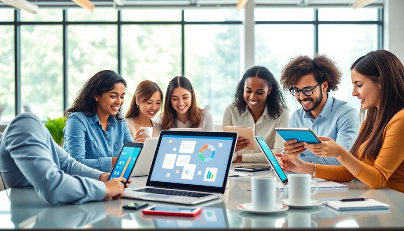 Technik Tipps zur Optimierung digitaler Geräte und Zusammenarbeit im modernen Büro.