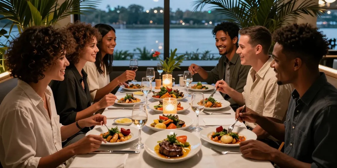 Delicious dishes from rokok88 slot recommended menu at River City Restaurant.