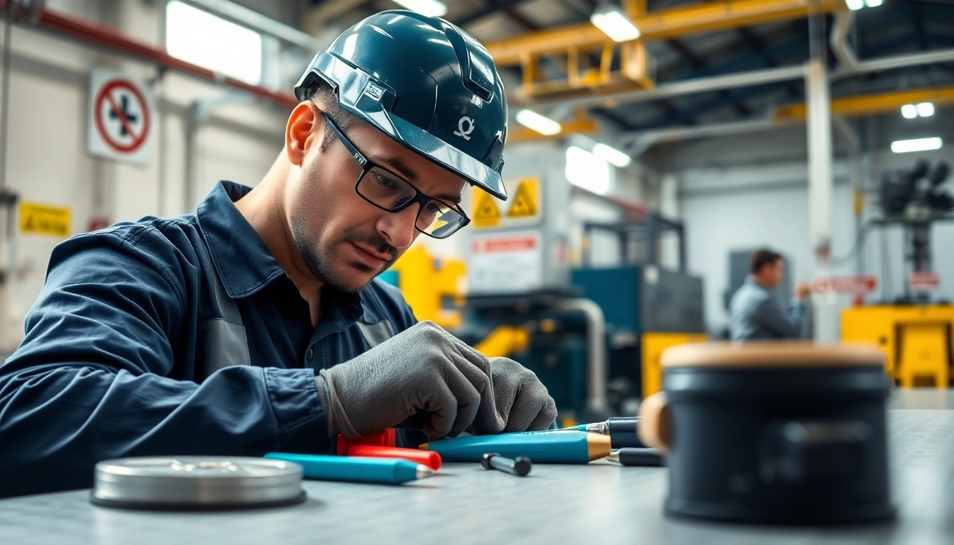 Technician performing a DGUV V3 Prüfung, ensuring equipment safety and compliance.