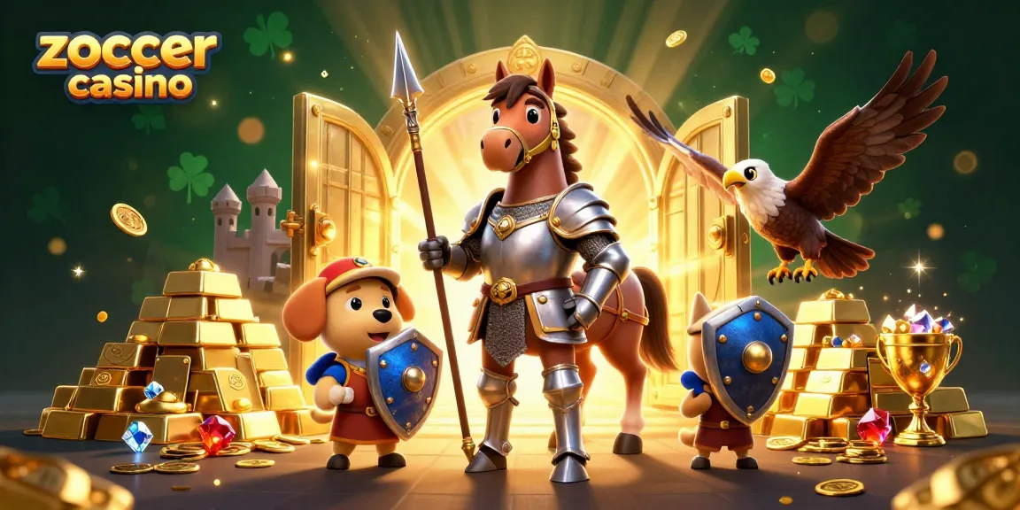 Experience the excitement of zoccer casino with epic medieval characters and treasures in rich detail.