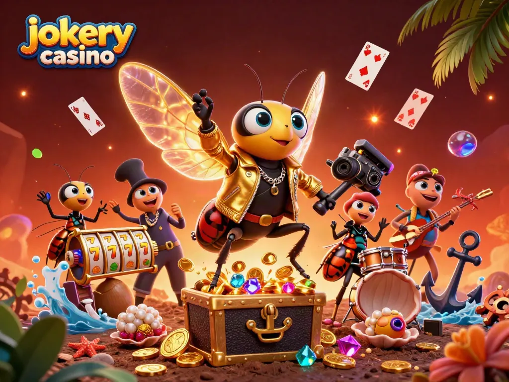 Experience the thrill of jokery casino with dynamic game elements and colorful characters in action.