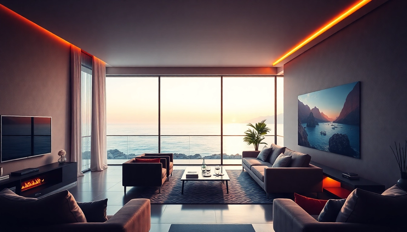 Kaufen Sie eine moderne nordzypern wohnung kaufen mit beeindruckendem Meerblick und eleganter Innenausstattung.