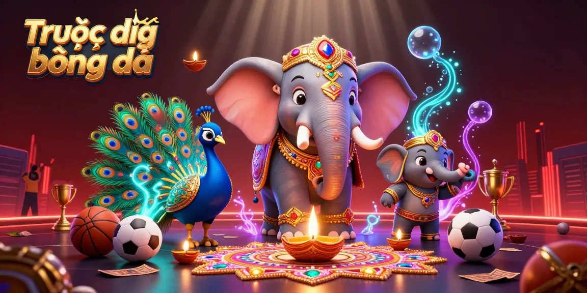 Experience Trực tiếp bóng đá with dynamic sports elements, vibrant colors, and engaging betting themes.