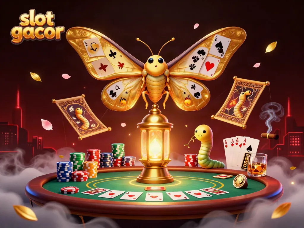 Experience the thrill of slot gacor with vibrant 3D characters surrounded by casino elements.