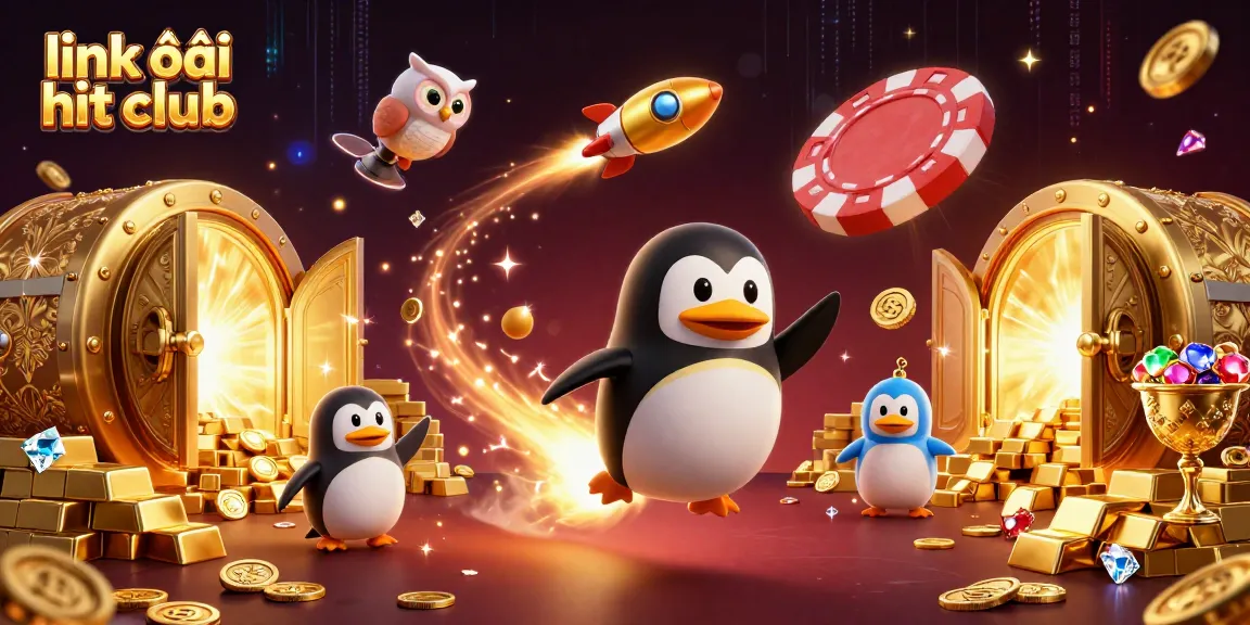 Discover winning opportunities with link vào hit club through a vibrant 3D casino scene.