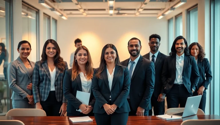 The AI professional headshot generator captures diverse professionals in a modern office setting, showcasing polished headshots.