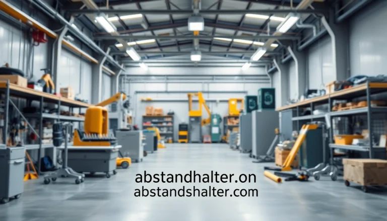 Visuelle Darstellung von Abstandhaltern im modernen Werkraum auf abstandshalter.com, die hochwertige Materialien und Anordnung zeigt.