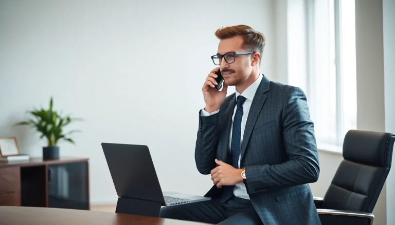 Headhunter Finance konsultiert einen potenziellen Kandidaten in einem modernen Büro.