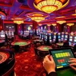 Experience the excitement of TT88 with a vibrant scene showcasing casino games, poker tables, and slot machines.