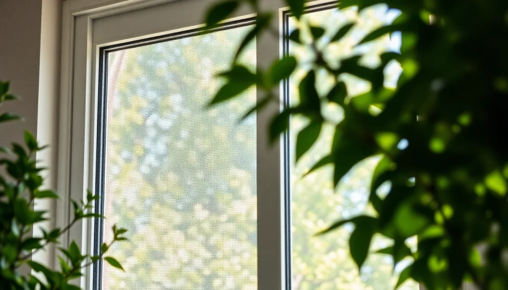 Installieren Sie ein Fliegengittermaxx, das frische Luft und Sichtschutz bietet, ohne die Aussicht zu beeinträchtigen.