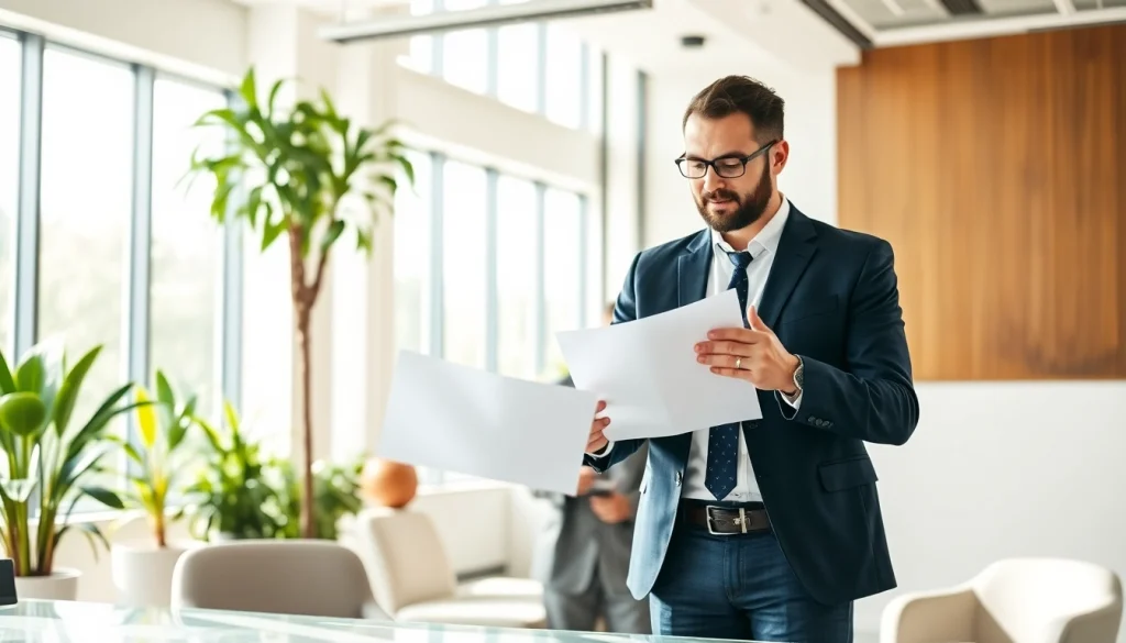 Professioneller Headhunter Schweiz unterstützt Kandidaten in modernem Büro.