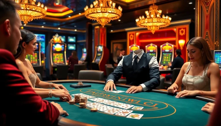 Experience the excitement of the 789win club at a luxurious casino table.