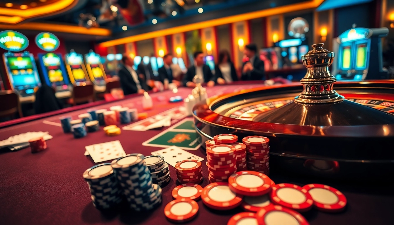 Experience luxury thrills at rr8888.in.net with a vibrant casino scene featuring roulette and poker.