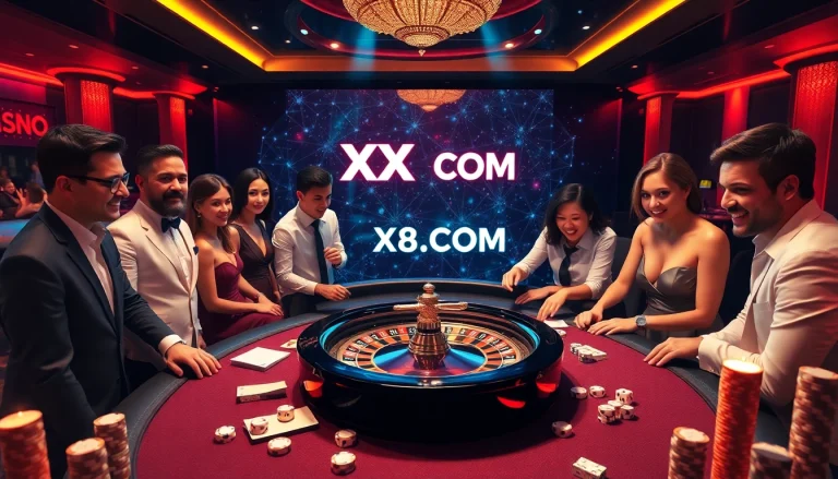 Experience the thrill of betting at XX88.COM with exciting roulette and poker games in a luxurious casino.
