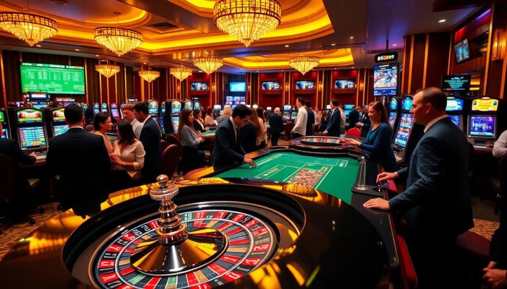 Exciting gambling action featuring PS99 COM sports betting and luxurious casino ambiance.