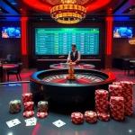 Experience the thrilling atmosphere of Trang chủ bl555 in a vibrant casino setting with elegant tables and engaging gameplay.