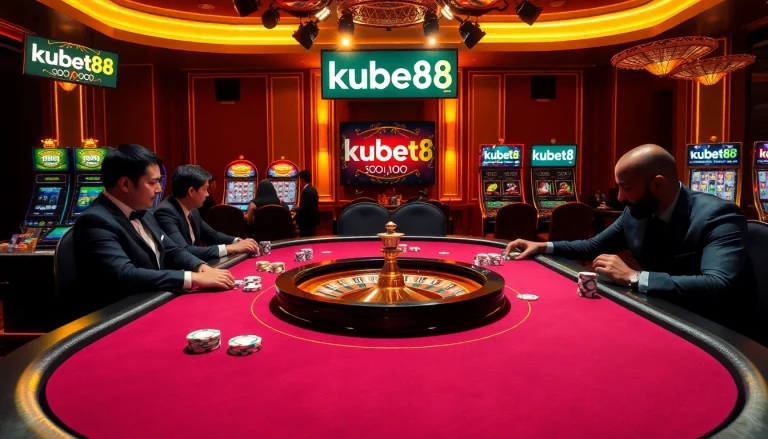 Engage with kubet88 at the luxurious poker table, where excitement meets strategy.