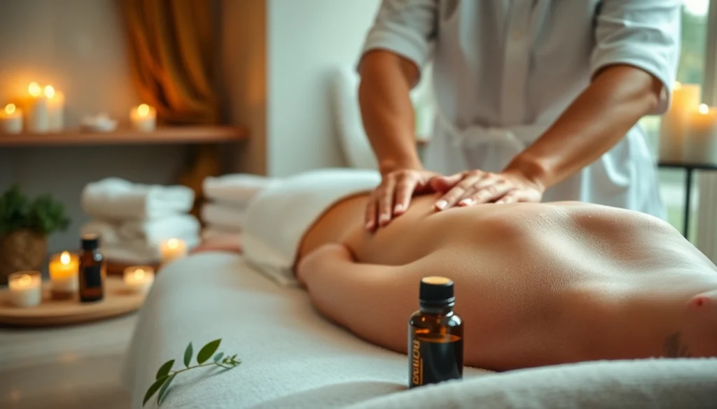 Griechische Massage in Berlin, entspannender Therapiesitzung mit natürlichem Licht und ruhiger Atmosphäre.
