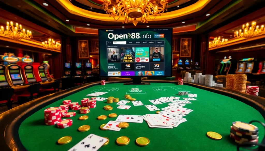 Experience rich casino excitement at https://open88.info/ with stylish gaming tables and vibrant promotions.