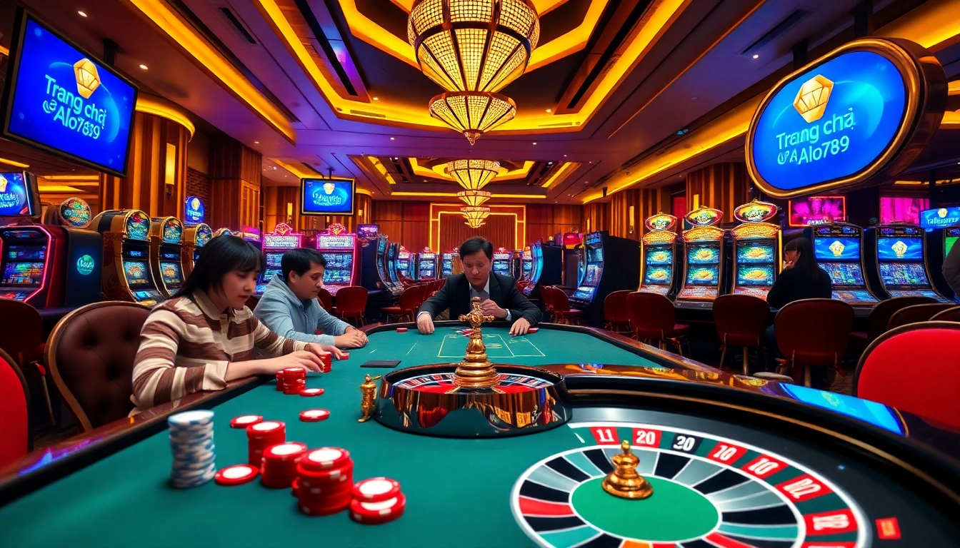 Experience the thrill of gambling at Trang chủ Alo789, where high-stakes action meets professional gaming environments.