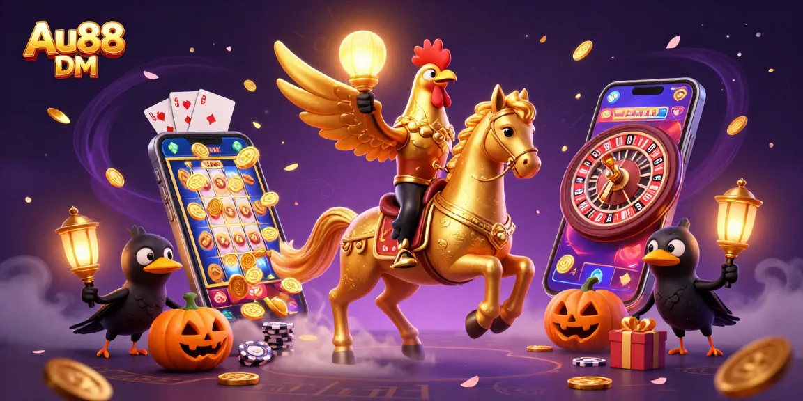 Experience thrilling gameplay at Au88 DM with a dynamic casino scene showcasing vibrant game elements.